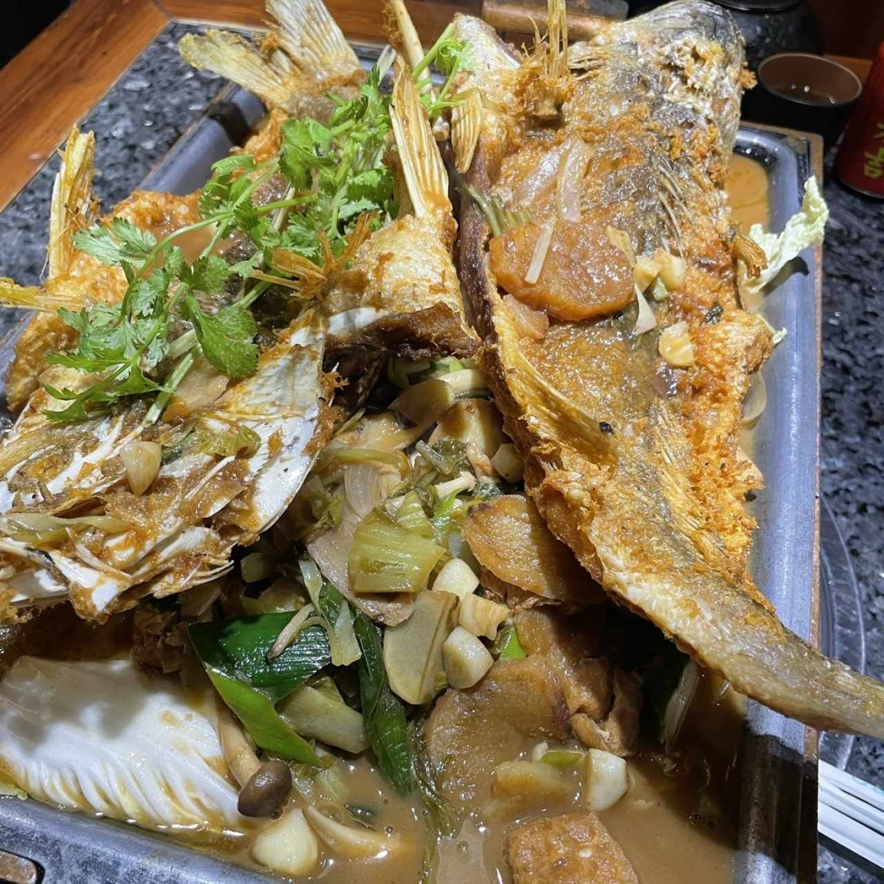 Cazuelas - Ajo Cazuelas pescado