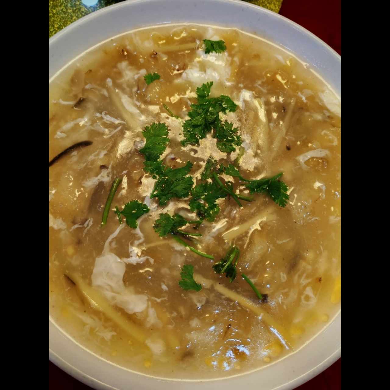 Sopa de buche de pescado 