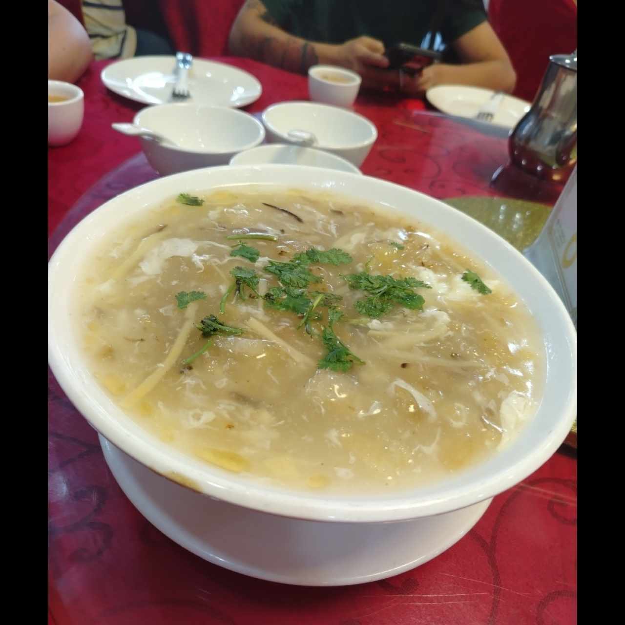 Sopa de buche de pescado 