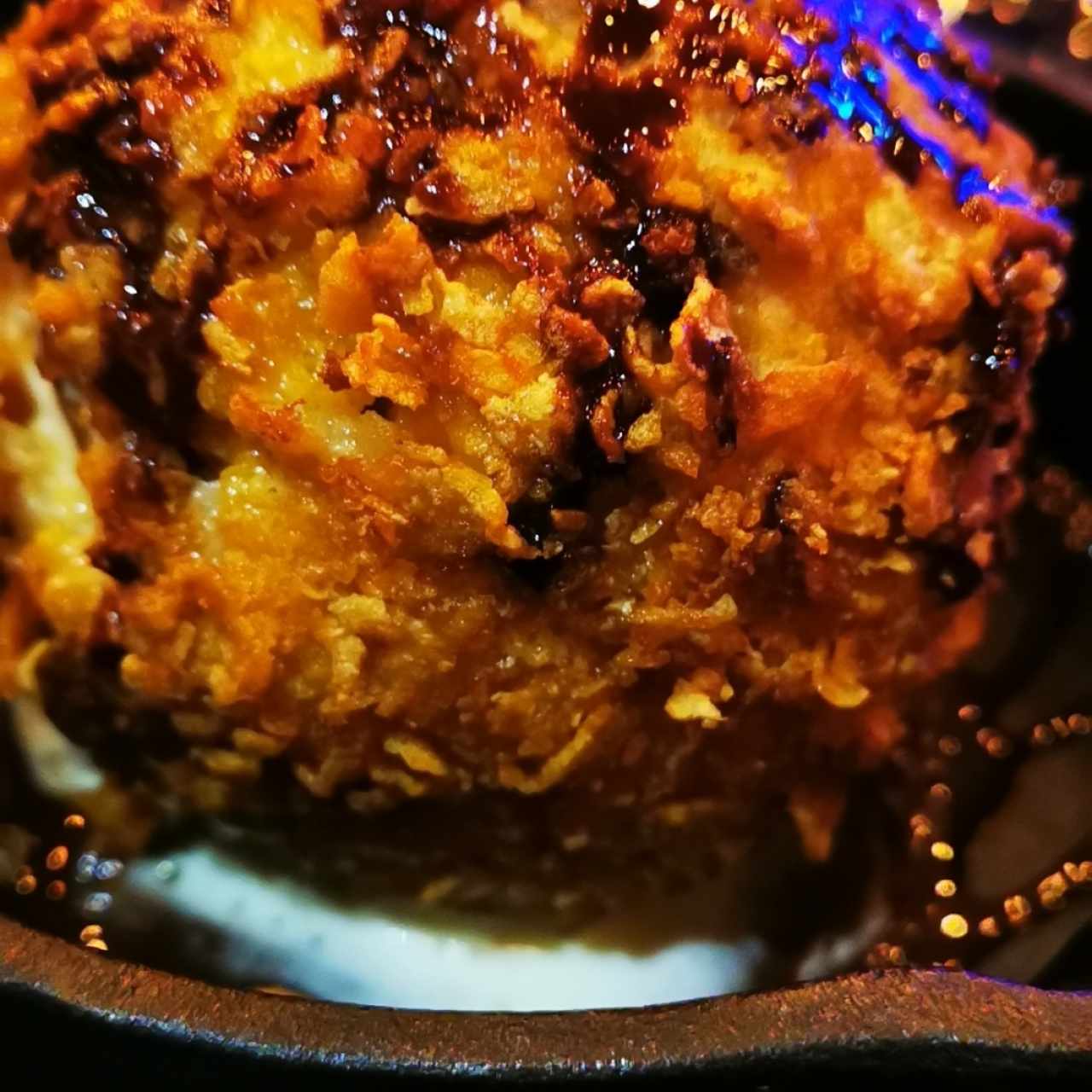 helado frito