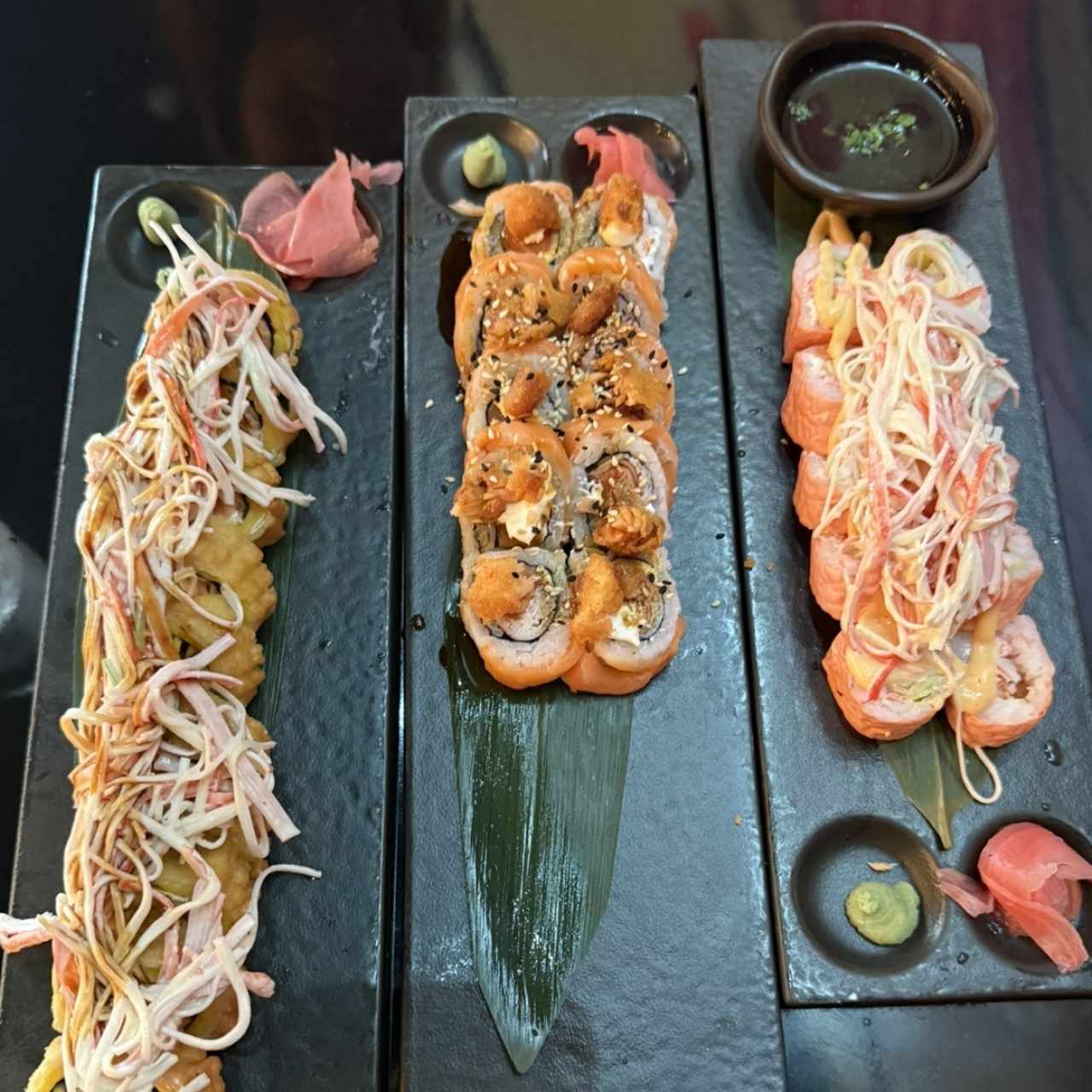 1- Tropical Roll. 2- Amika. 3 Kokeshi