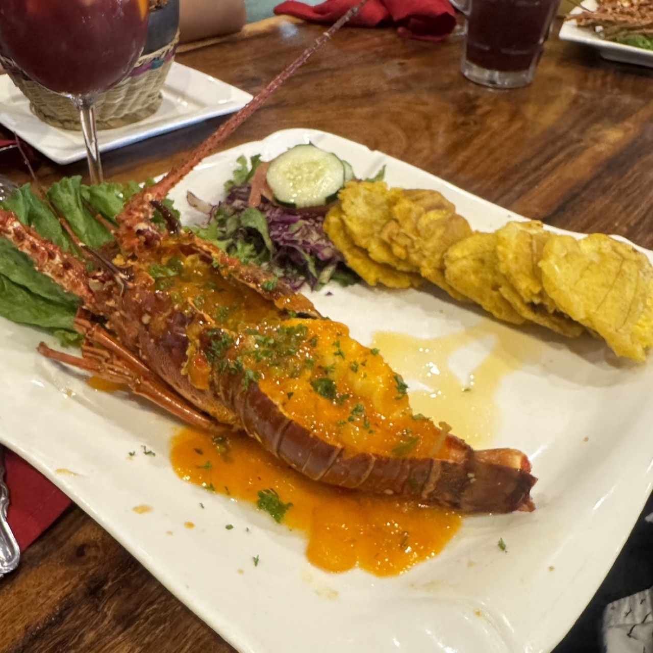 Langosta al ajillo