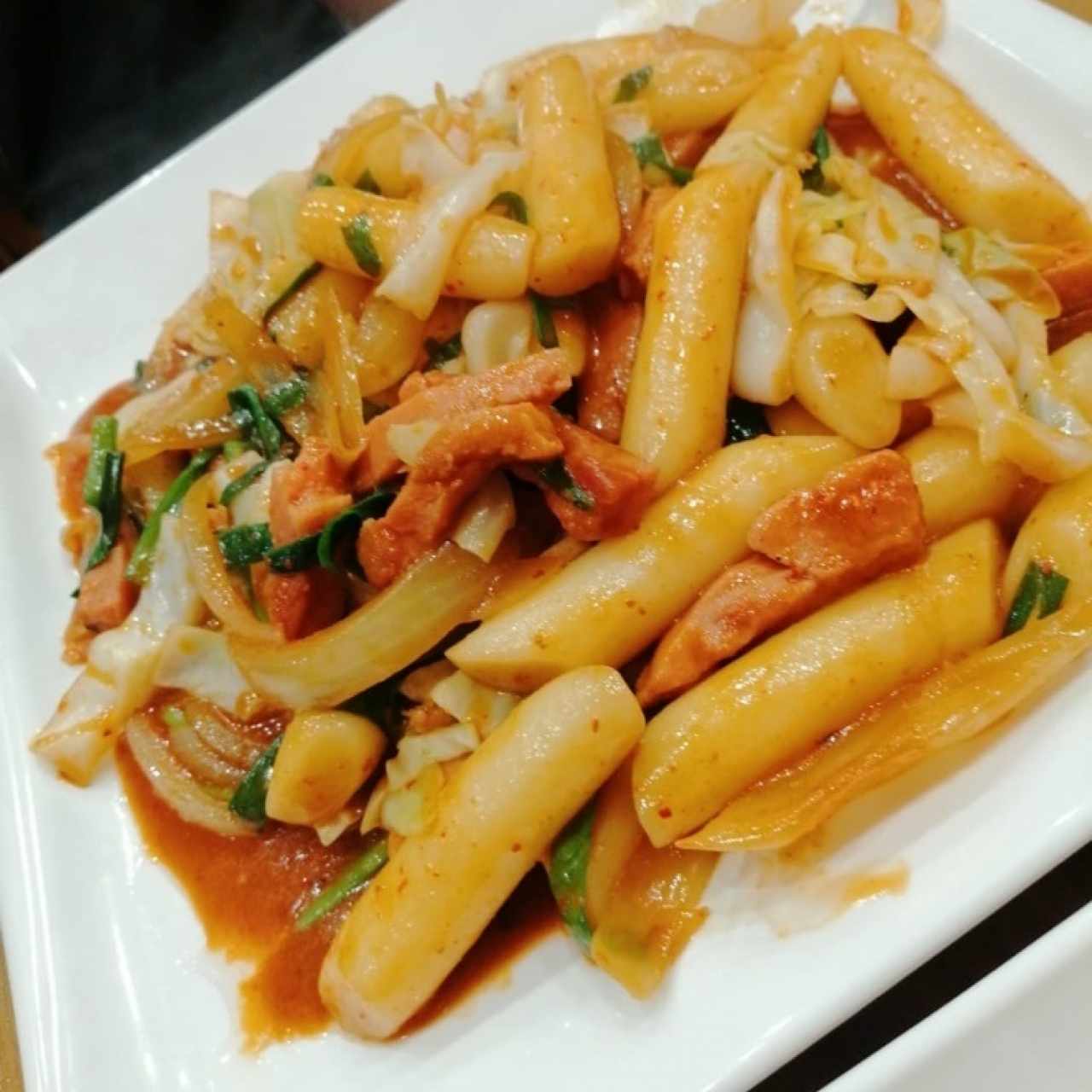Stir fried rice cakes