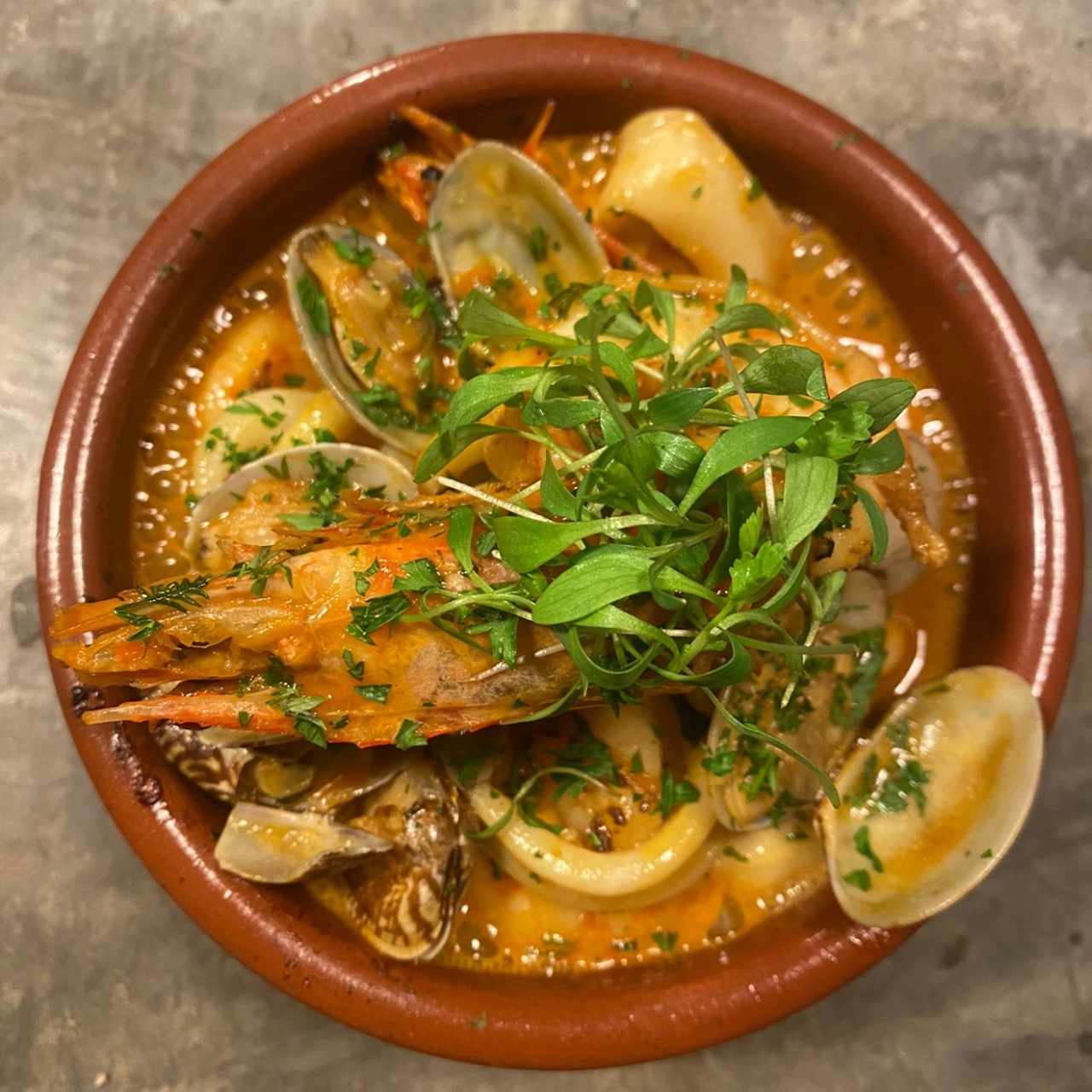 Para compartir - Cazuela de mariscos