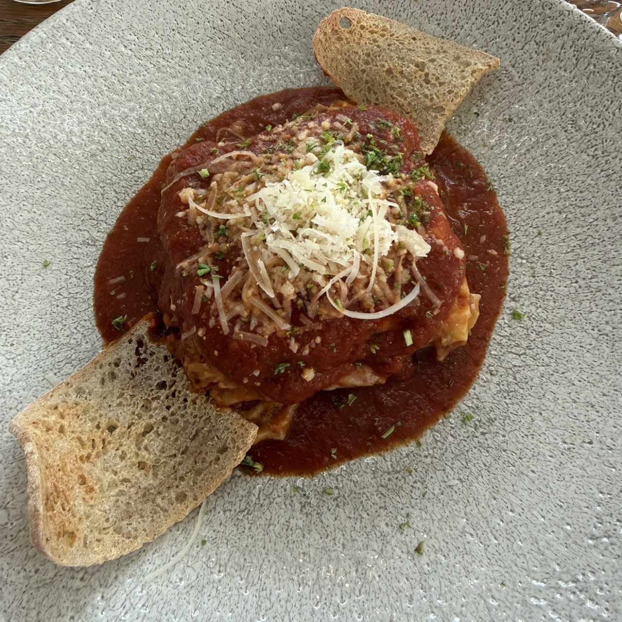 Plato fuerte - Lasagña