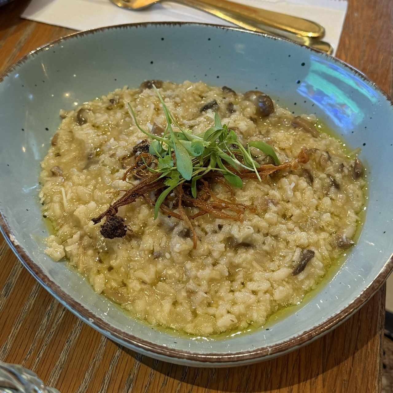 Risotto de hongos