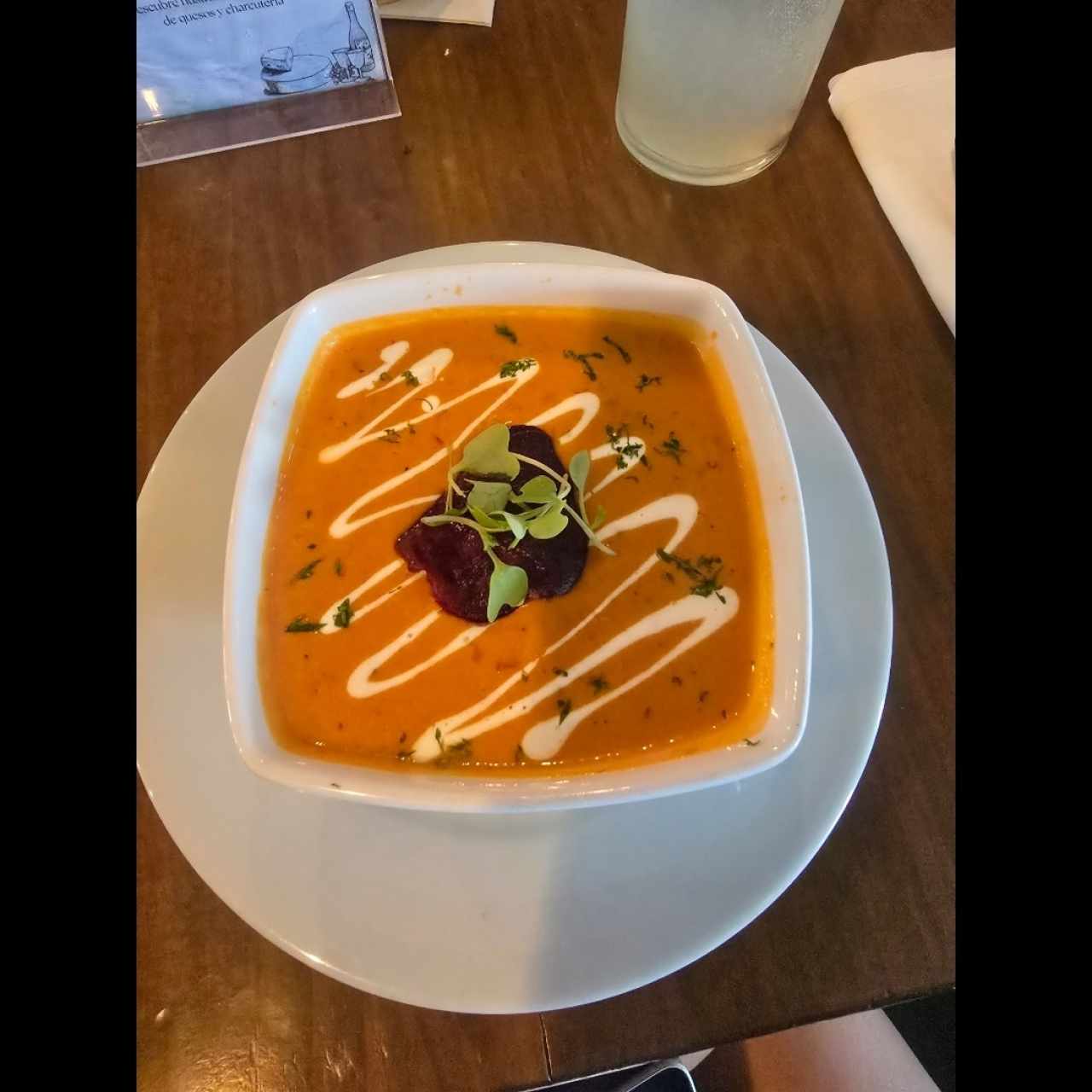 sopa de tomate 