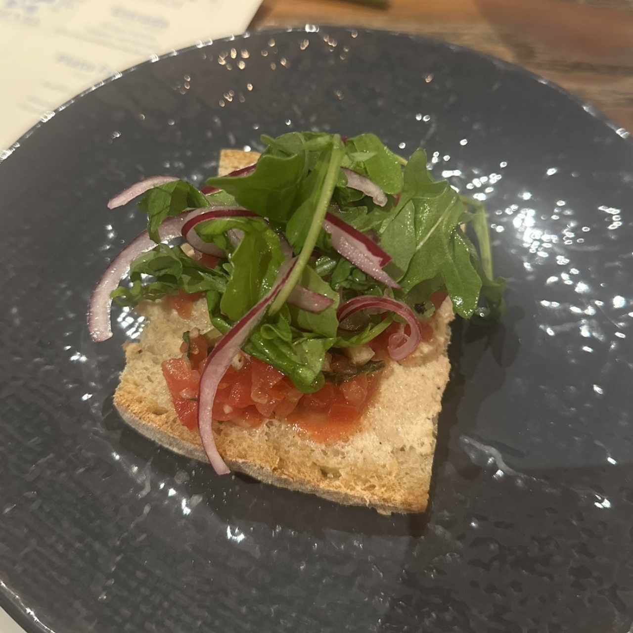 Bruschetta pate de pavo 