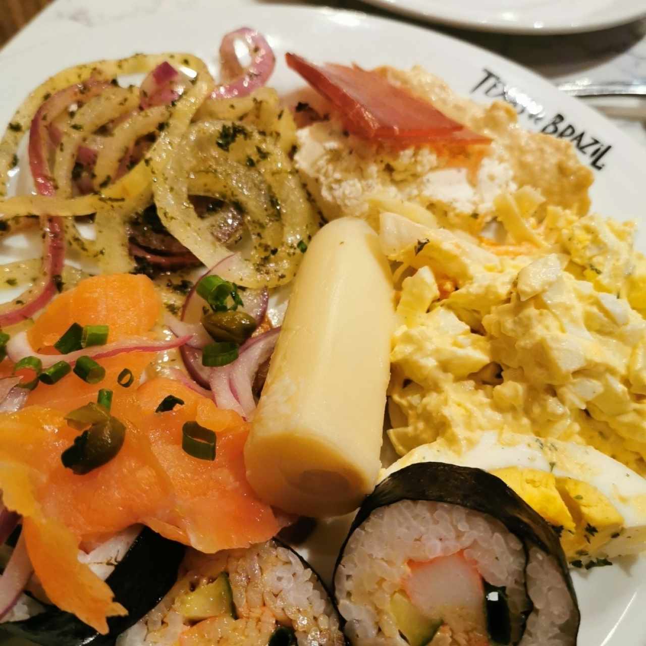 variedad del salad bar