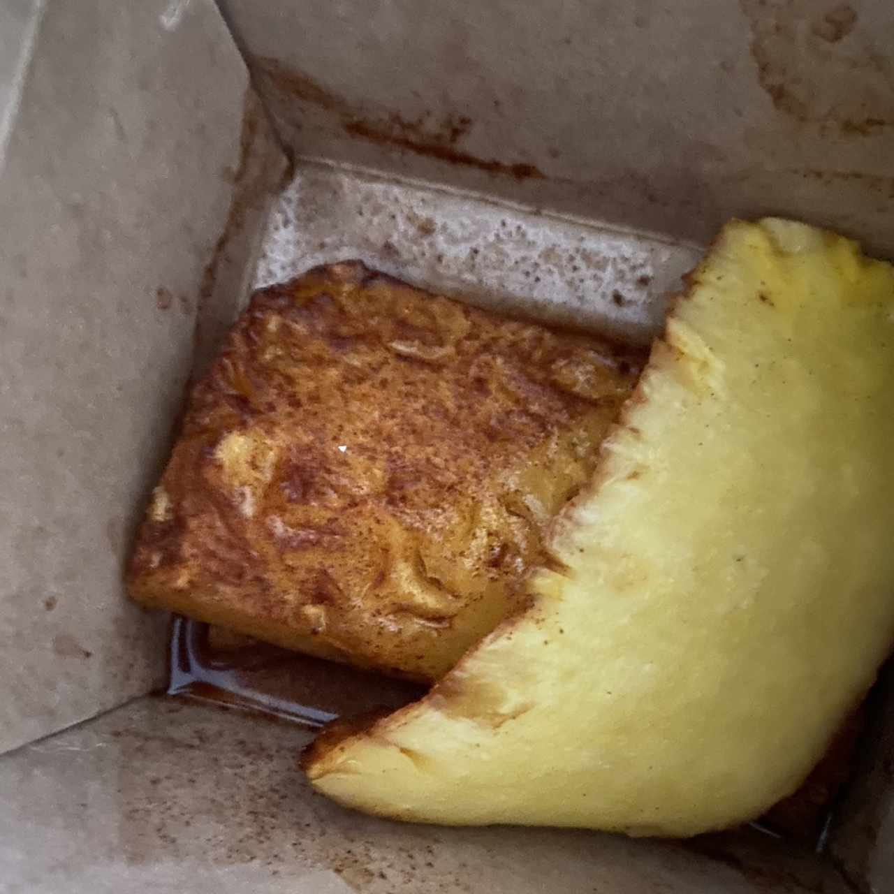 Piña al Grill con canela