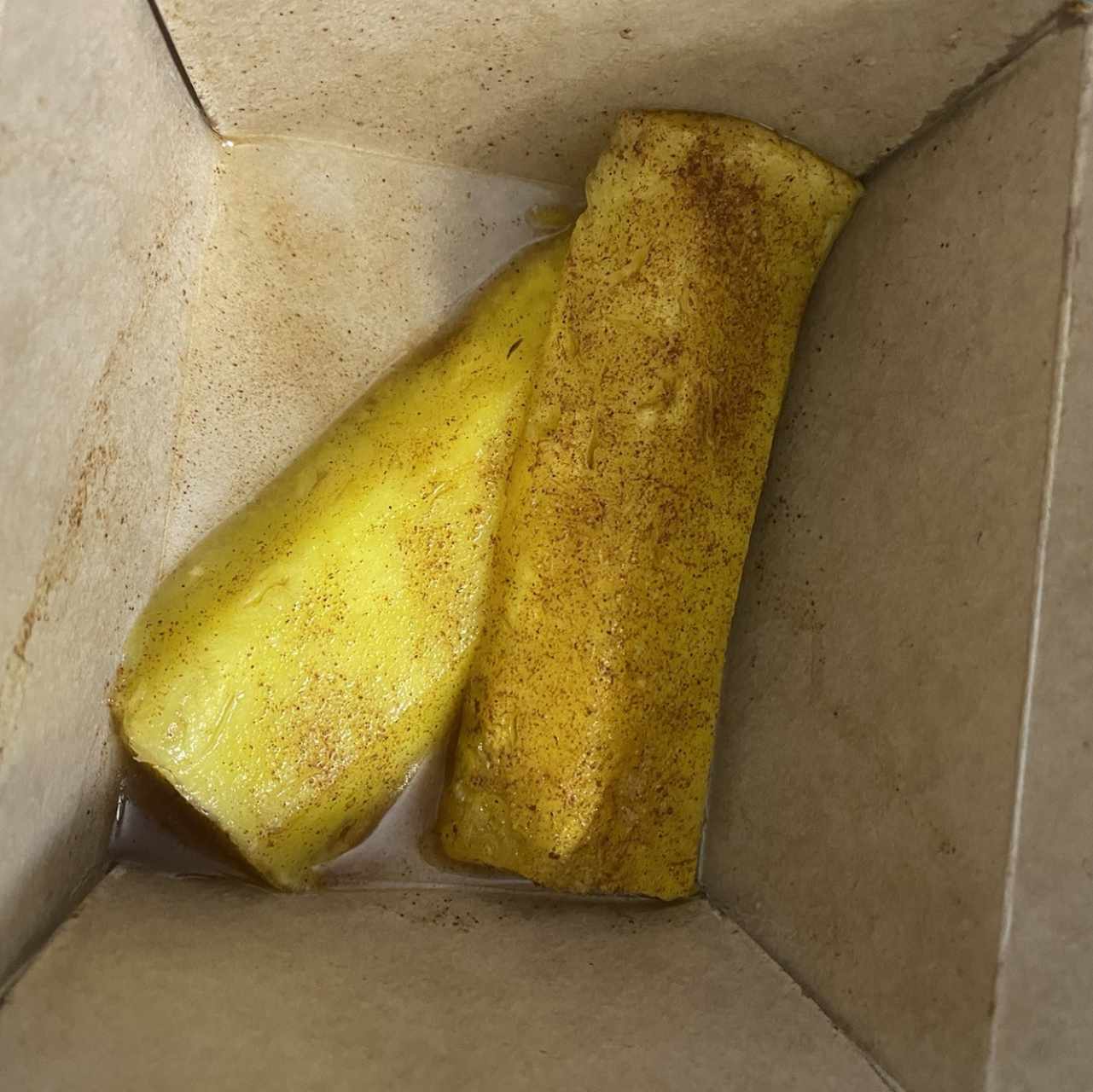 Piña al Grill con canela