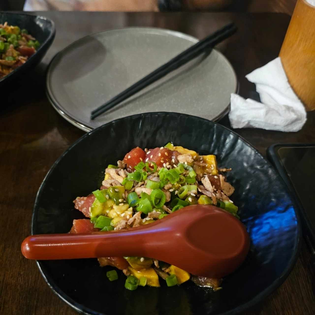 poke atun fue lo mejor 
se puede compartir en pareja 