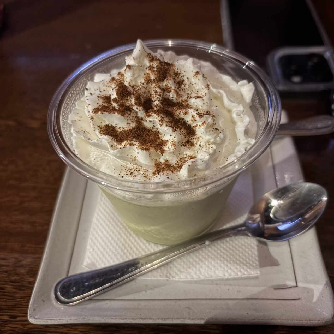 Panna cotta de Matcha