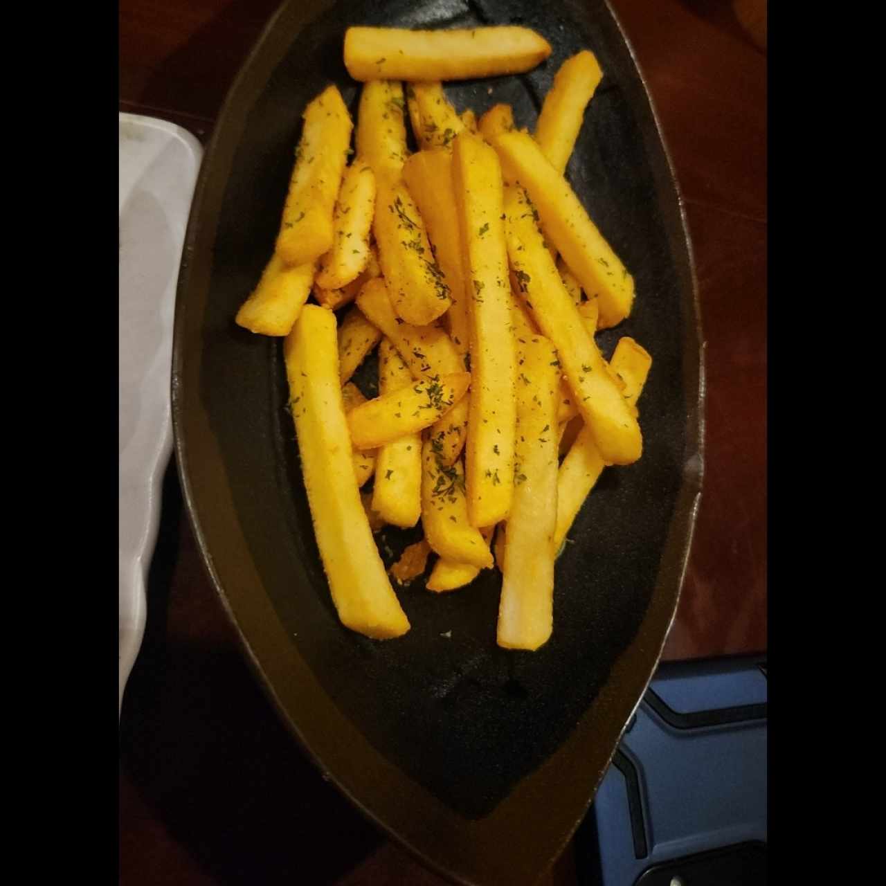 Papas fritas con ajo 