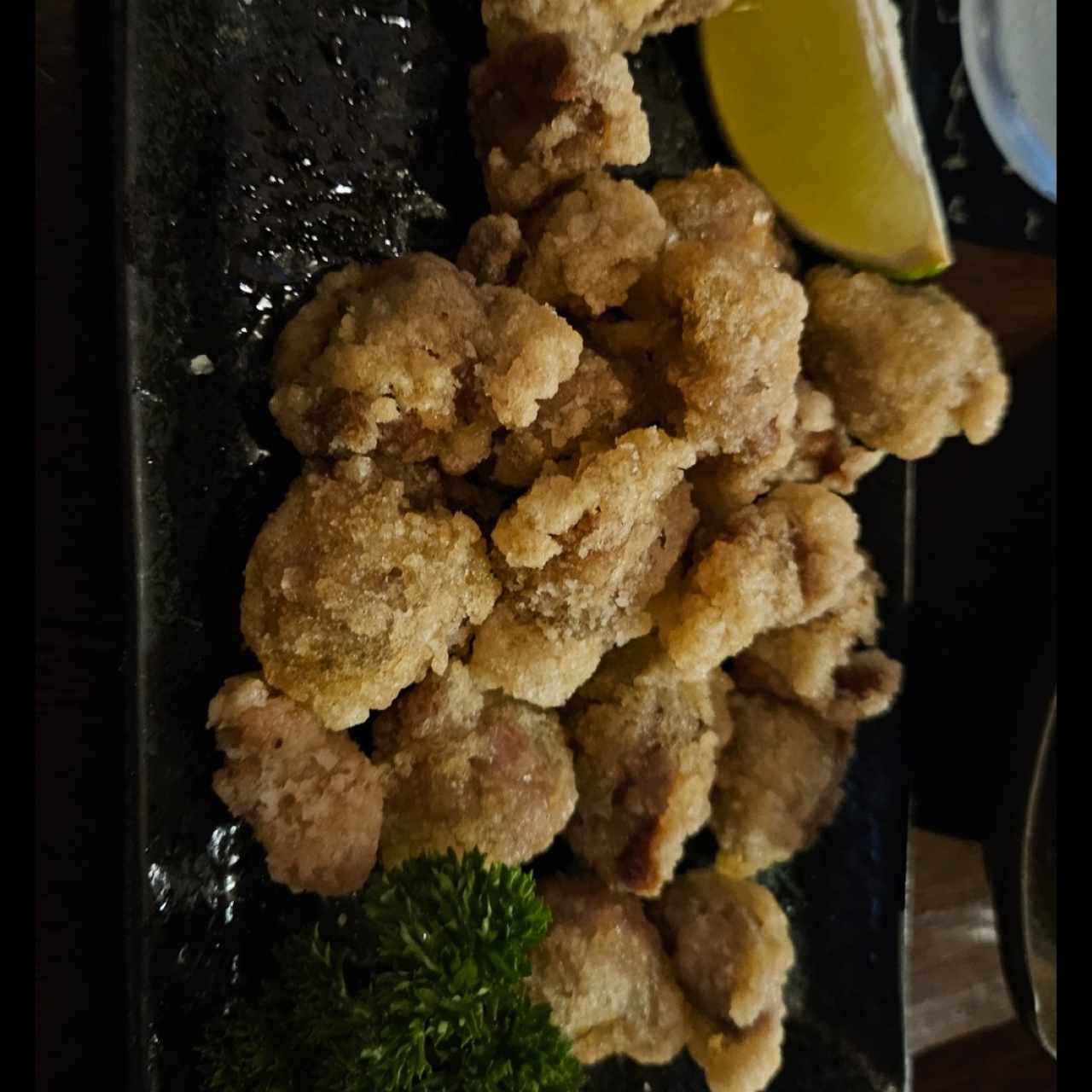 Mollejas de pollo empanizadas