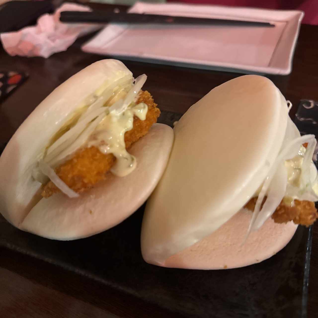 Bao de salmon 