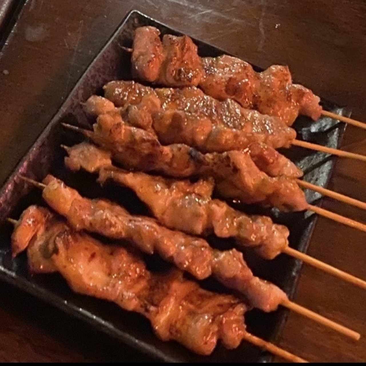 Yakitori de pollo 