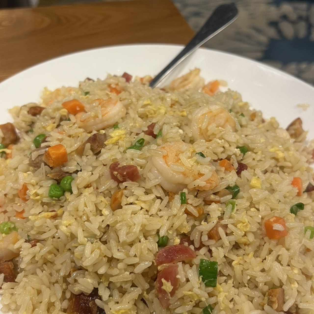 Chongfun de arroz con Camarón