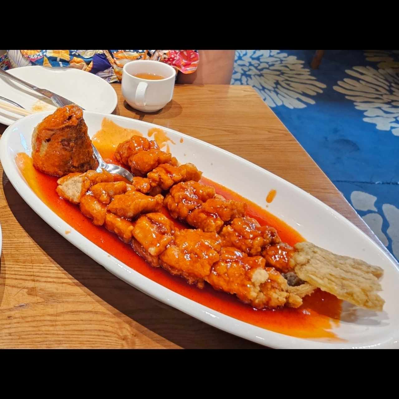Pescado Agridulce en Racimo de Uvas