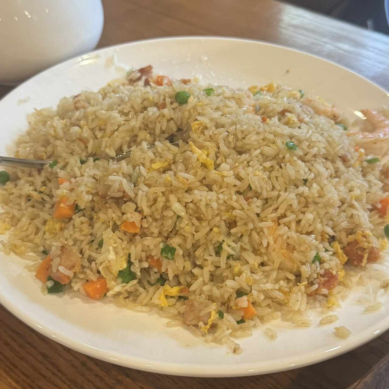 Chongfun de arroz con Camarón