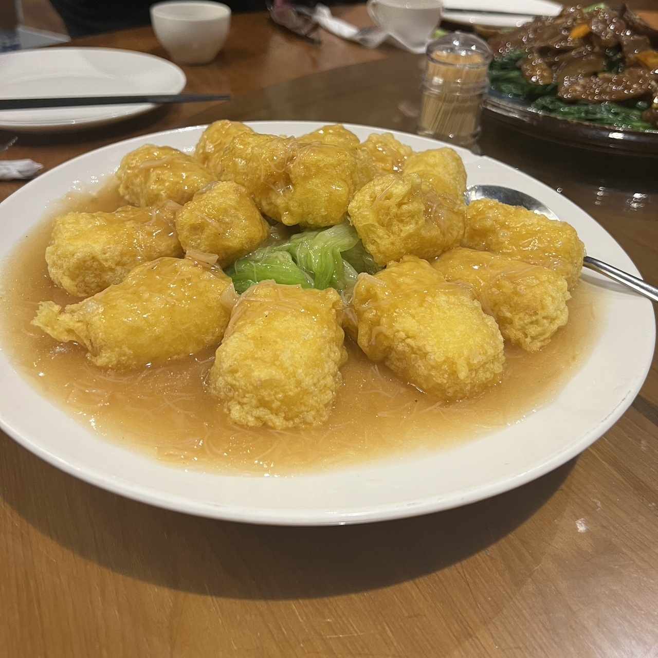 Vegetales - Scallop Sauce Tofu