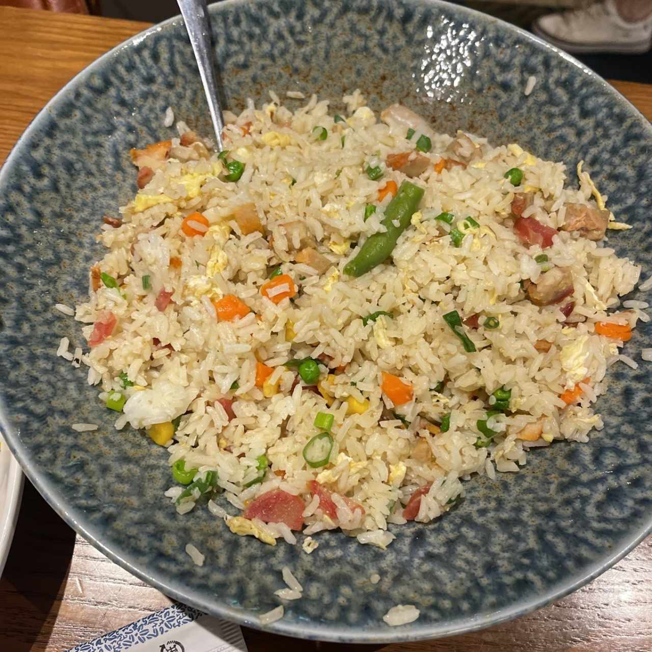Chongfun de arroz con Camarón