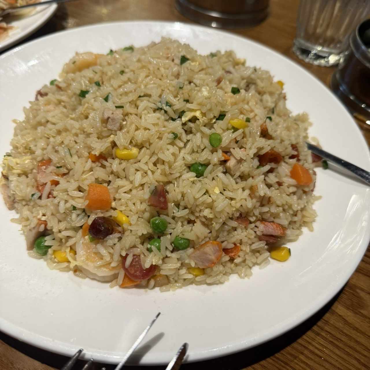 Chongfun de arroz con Camarón