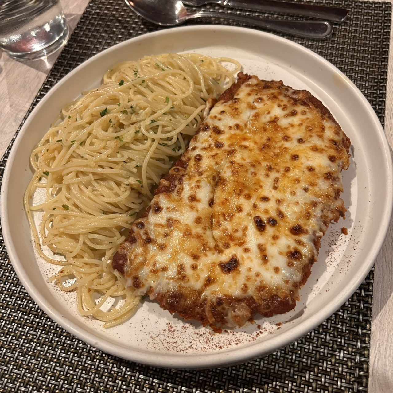 Milanesa de Pollo a la Parmesana
