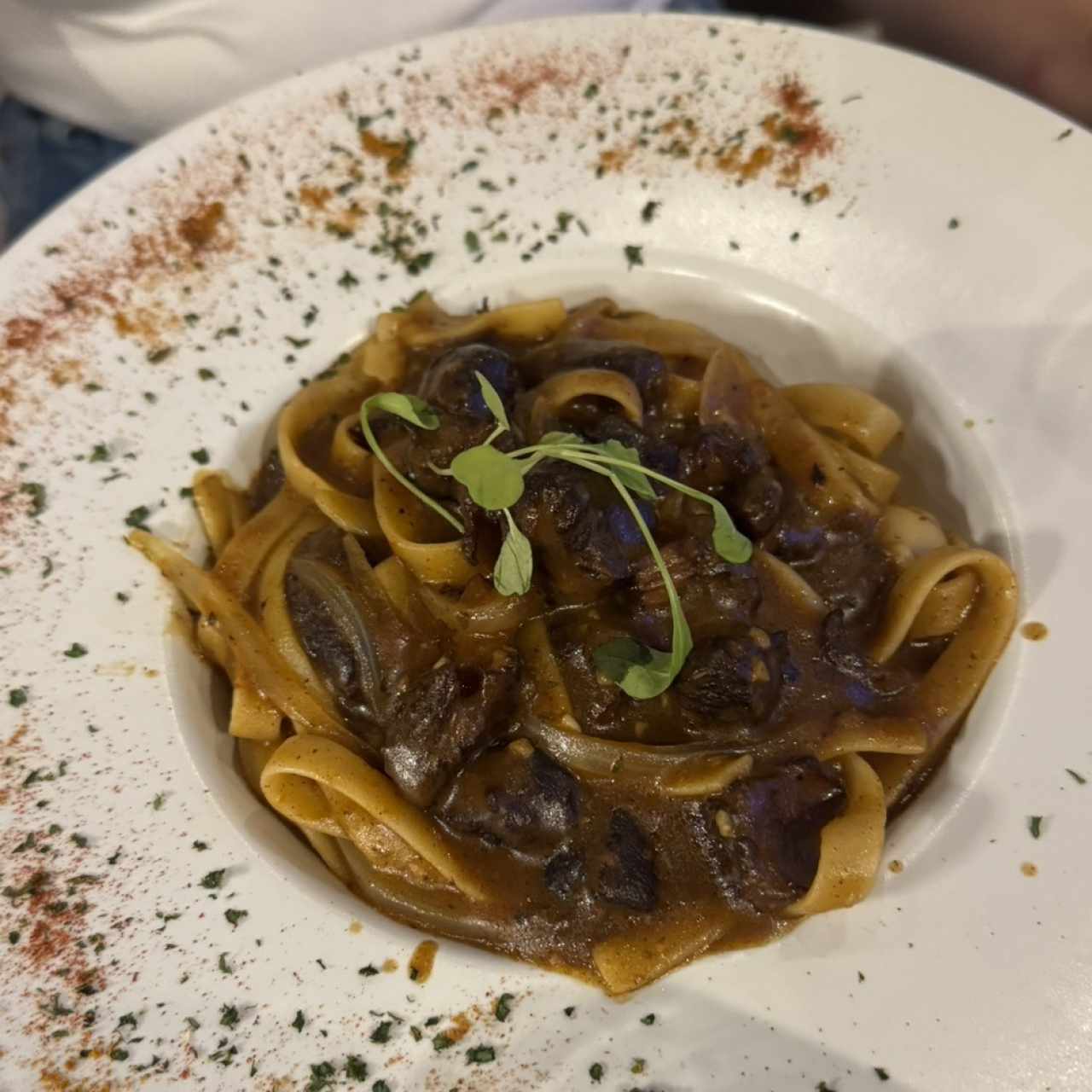 Fetuccini en Osobucco Deshuesado