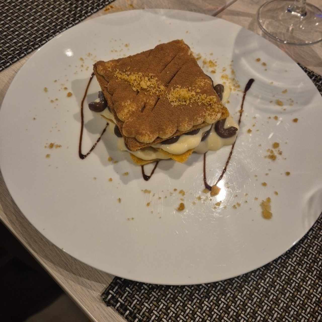 Mil hojas con Tiramisú