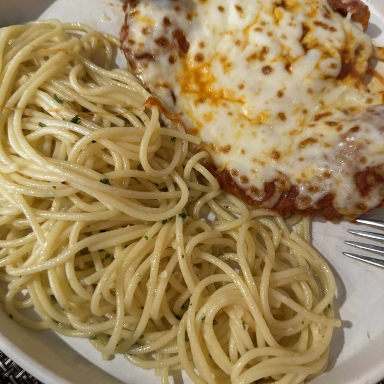 Milanesa de Ternera a la Parmesana
