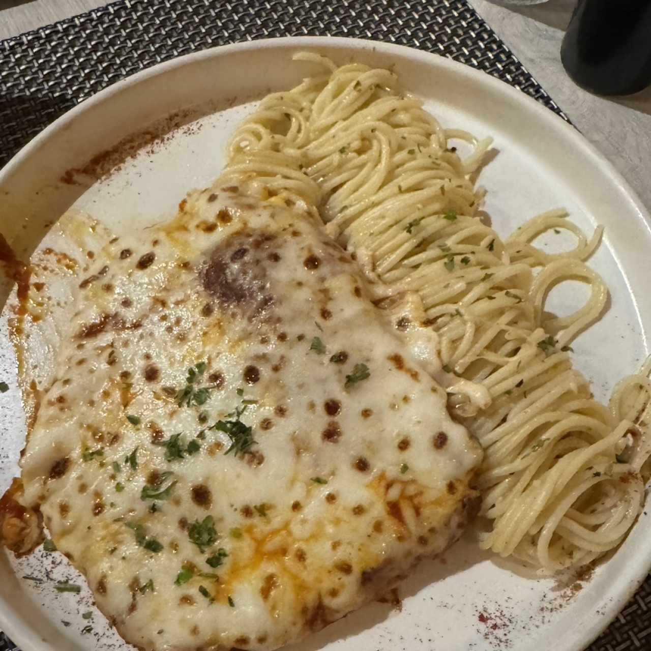 Milanesa de Pollo a la Parmesana
