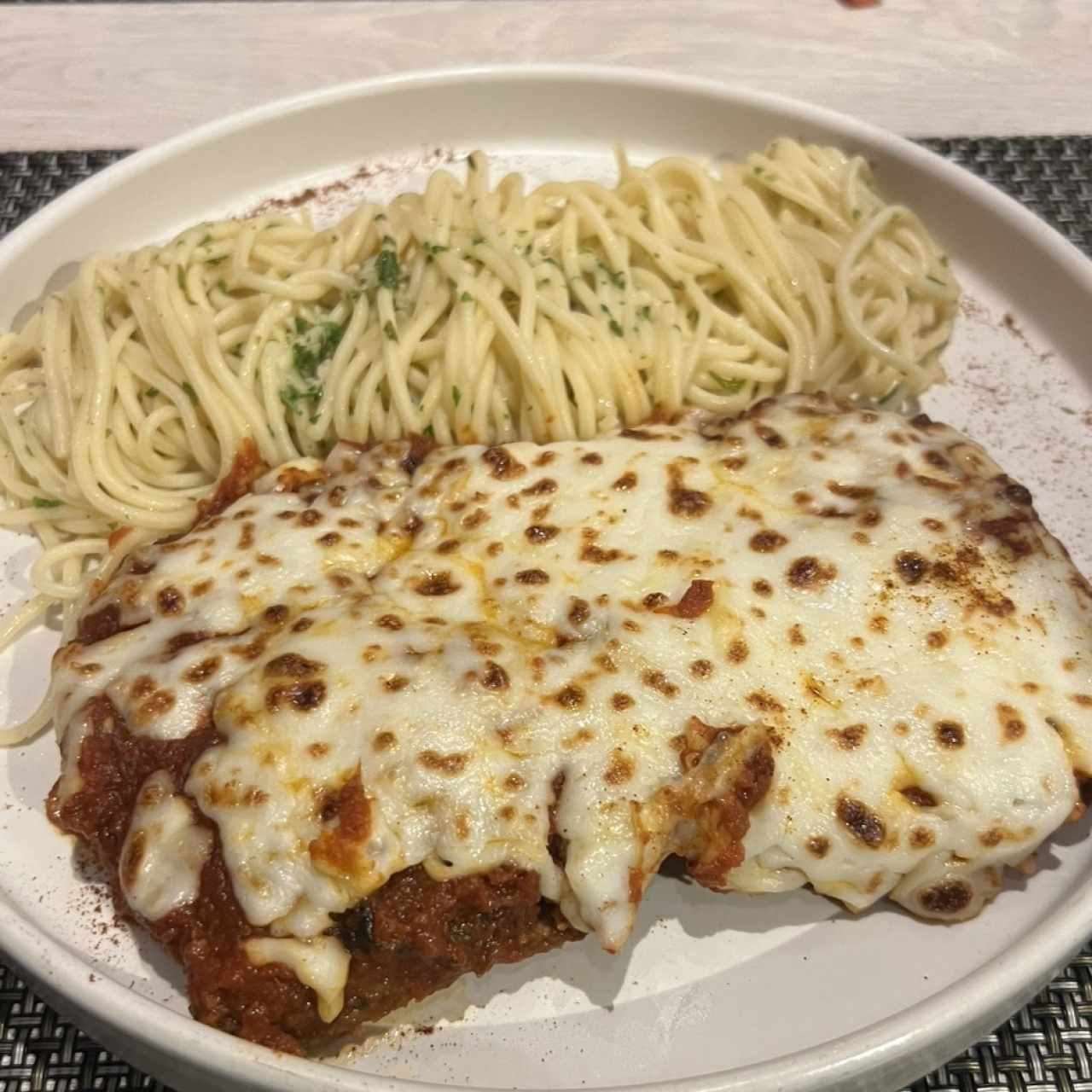 Milanesa de Pollo a la Parmesana