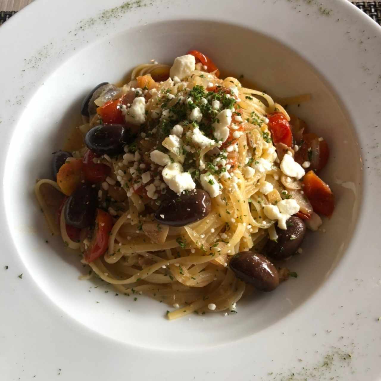 Fetuccini a la Griega