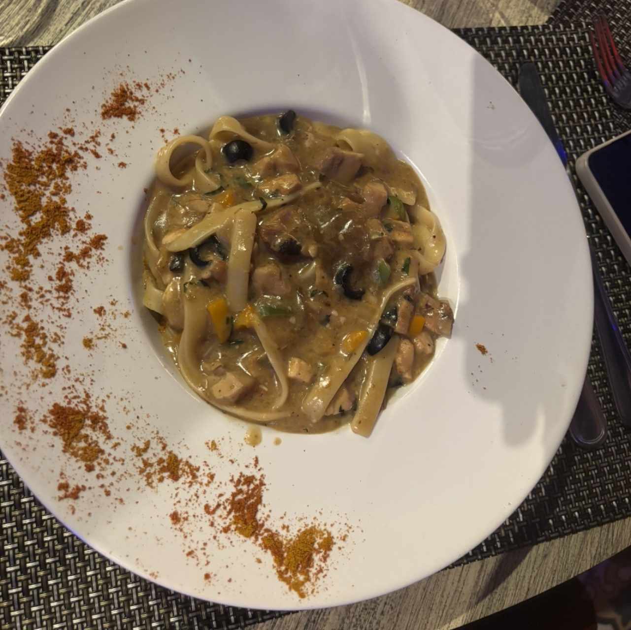 Estofado de pollo alla Cacciatora
