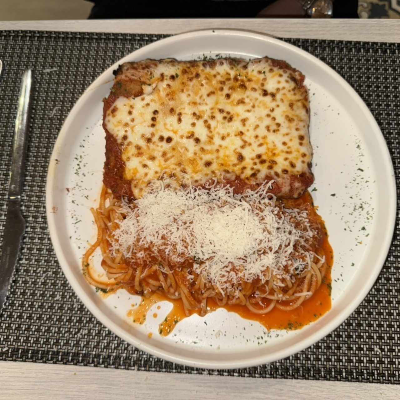 Milanesa de Pollo a la Parmesana