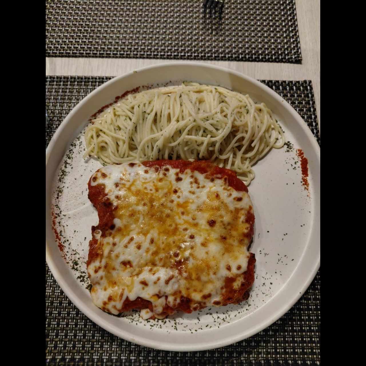 Milanesa de Pollo a la Parmesana