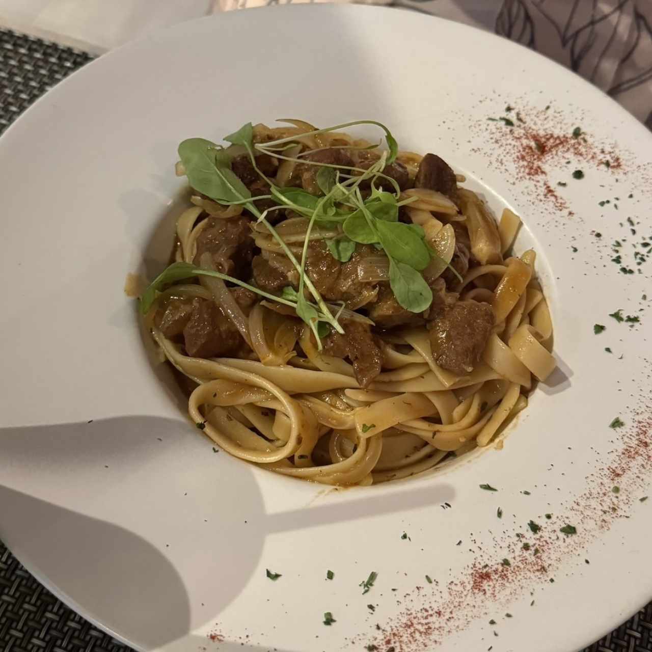 Fetuccini en Osobucco Deshuesado