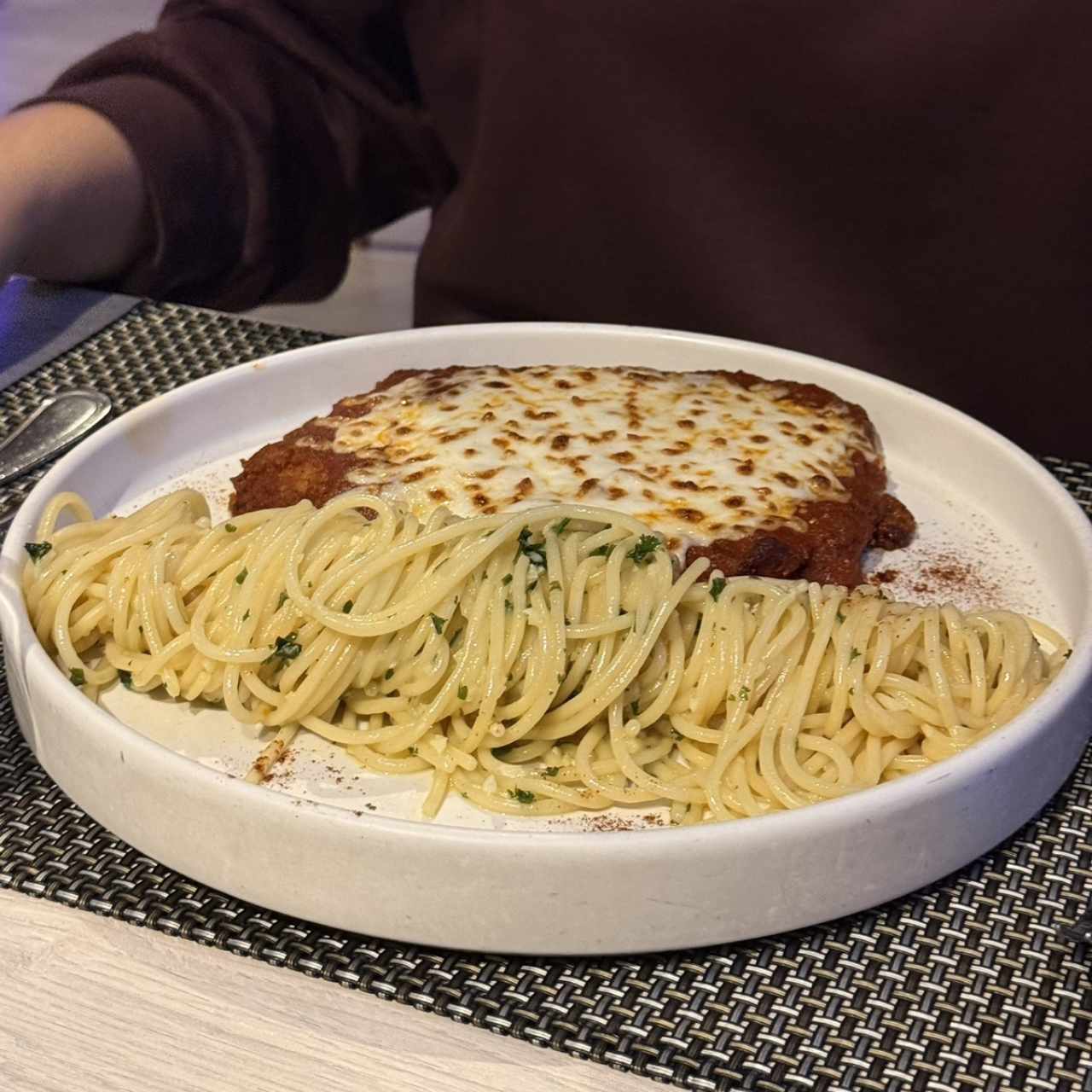 Milanesa de Pollo a la Parmesana