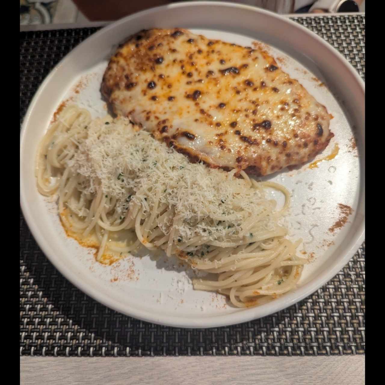 Milanesa de Pollo a la Parmesana