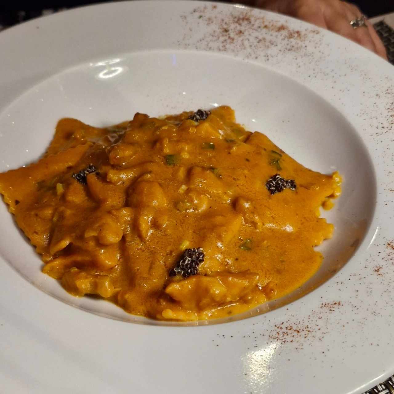 Raviolis de Salmón Ahumado