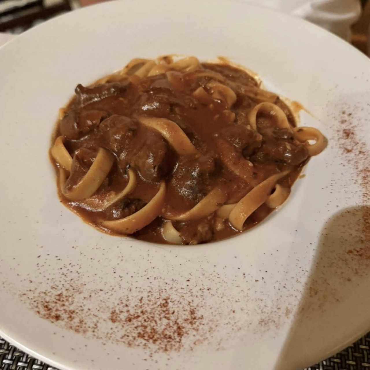Fetuccini en Osobucco Deshuesado