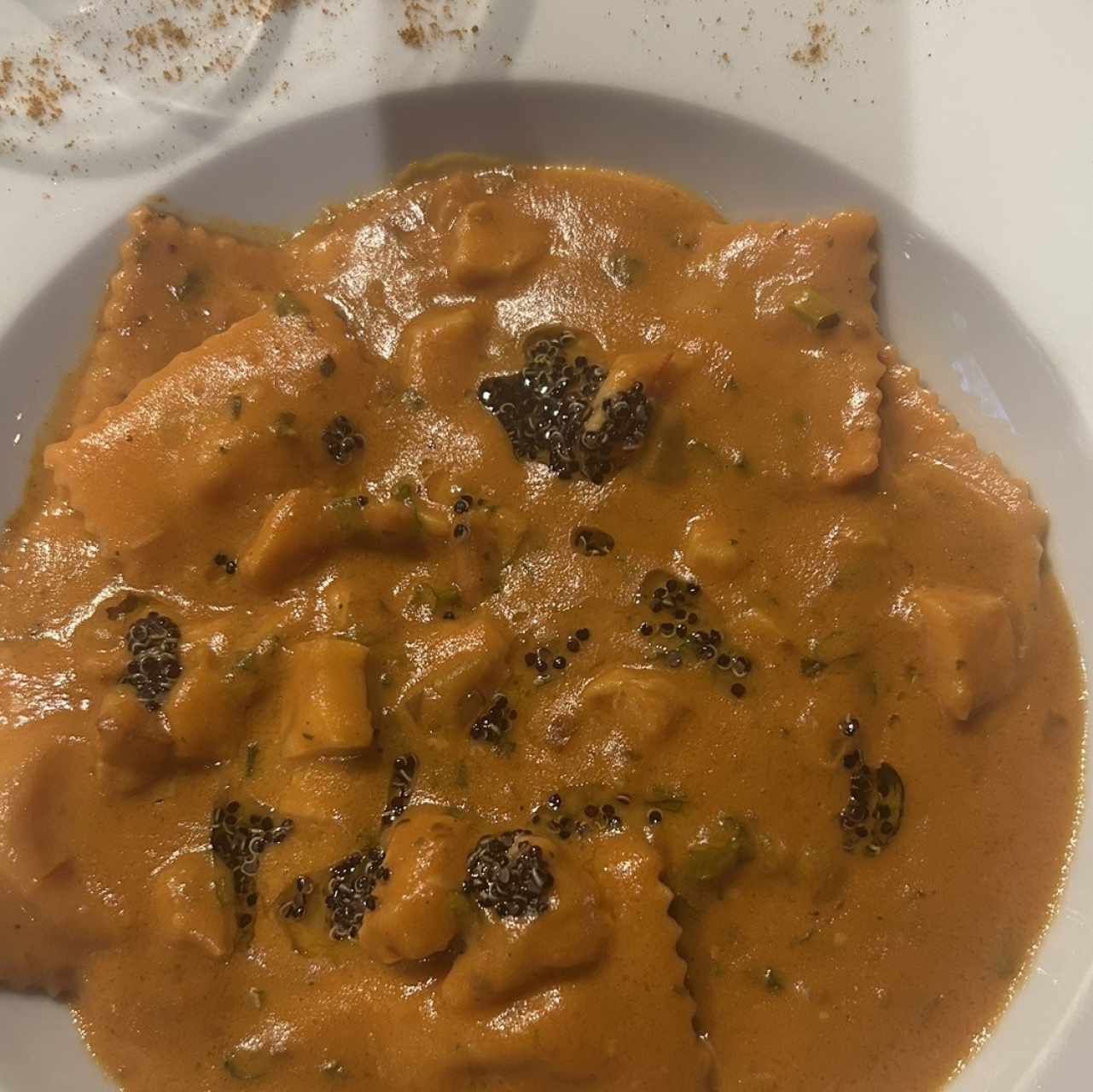 Raviolis de Salmón Ahumado