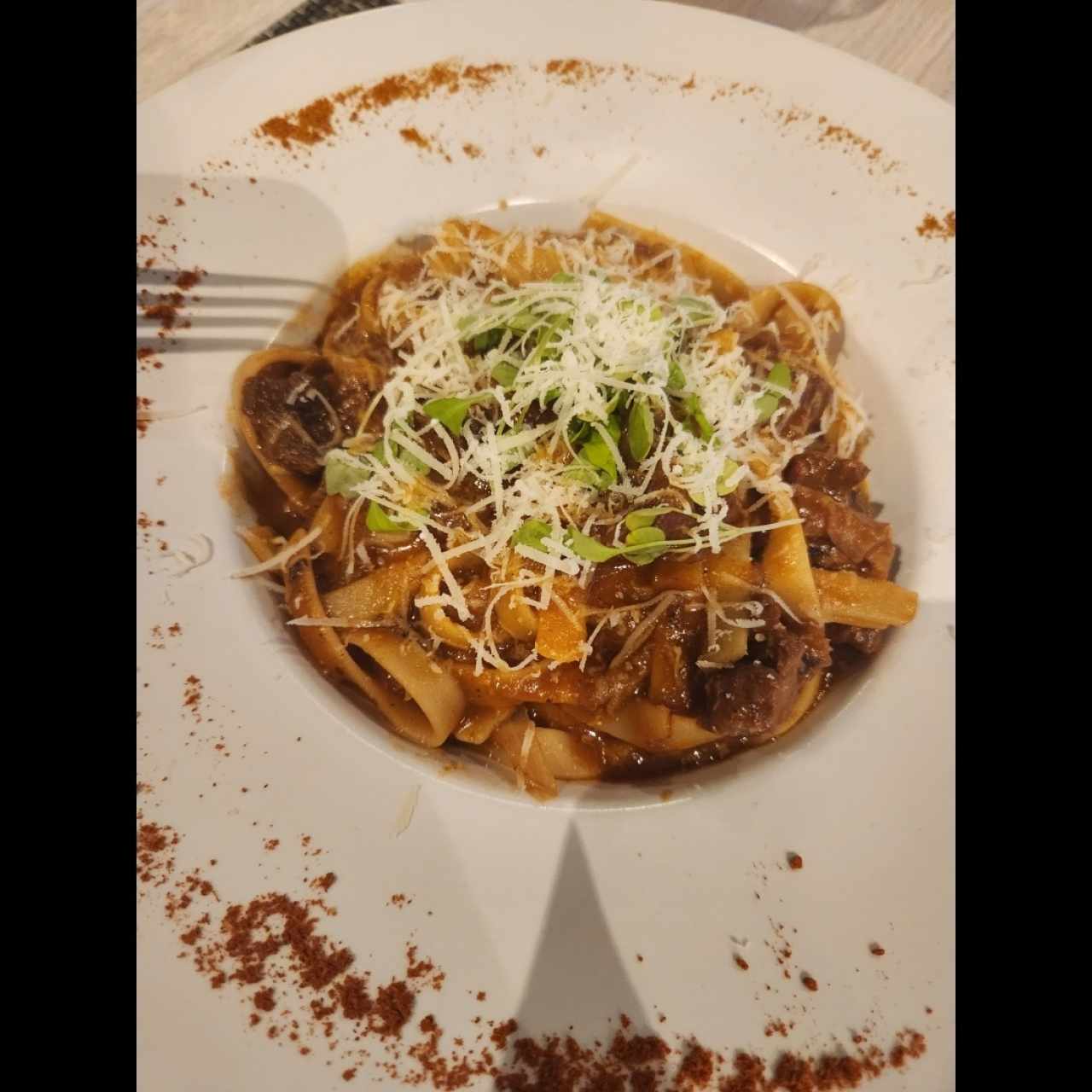Fetuccini en Osobucco Deshuesado