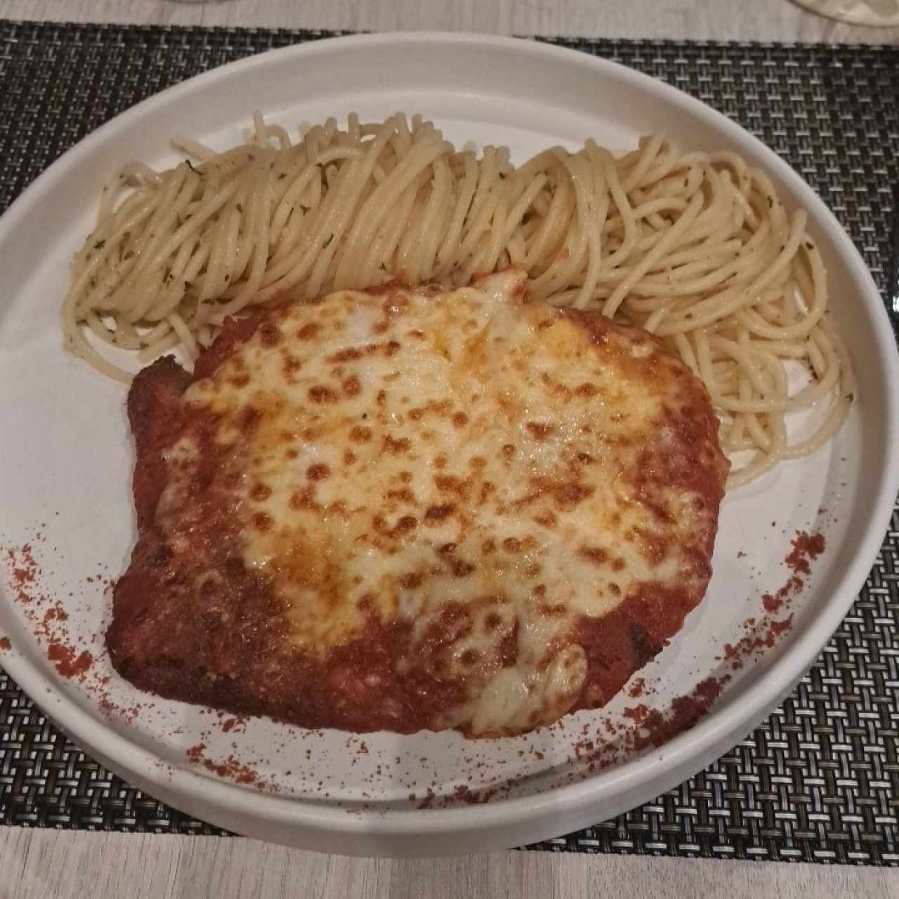 Milanesa de Pollo a la Parmesana