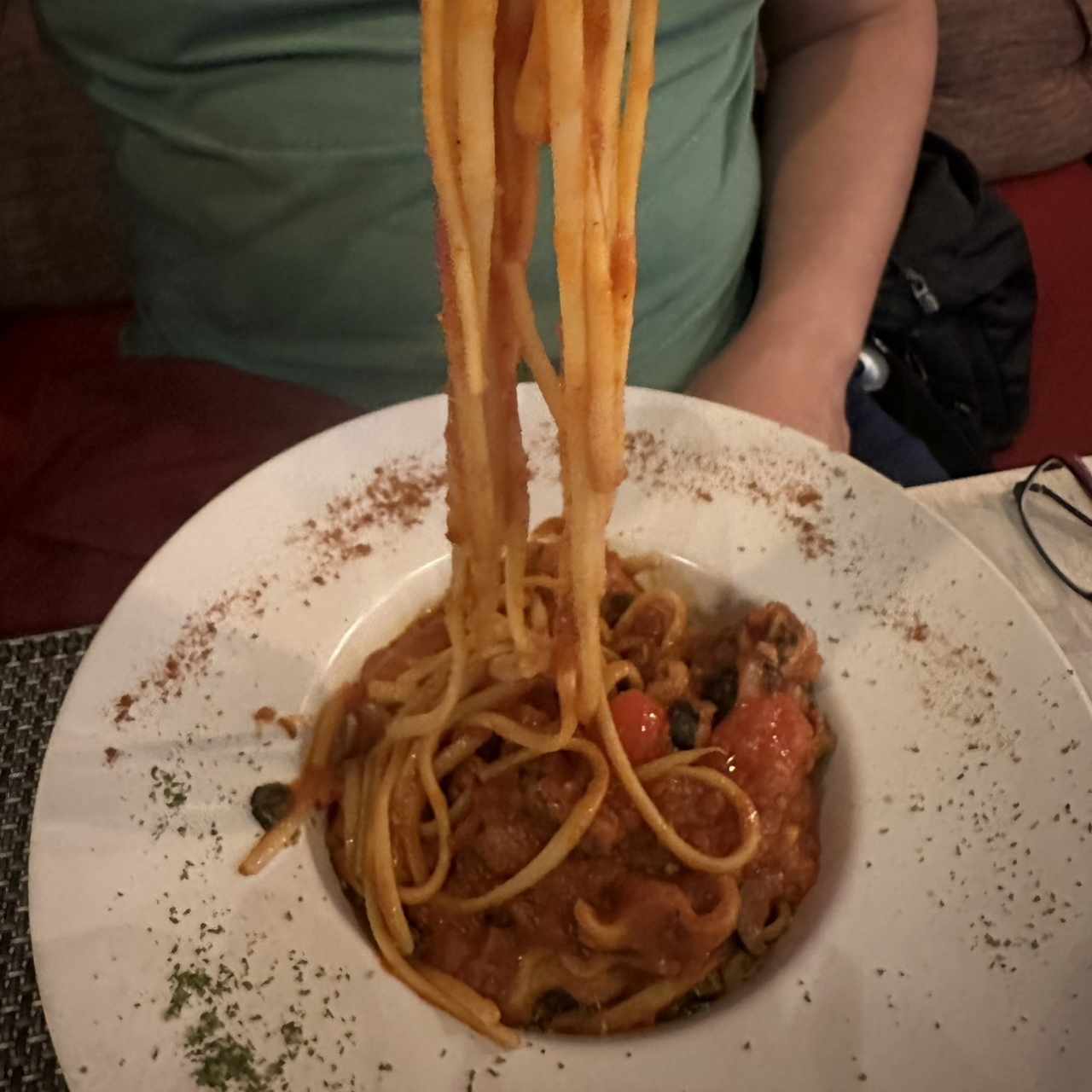 Linguinni con Pulpo Alla Luciana
