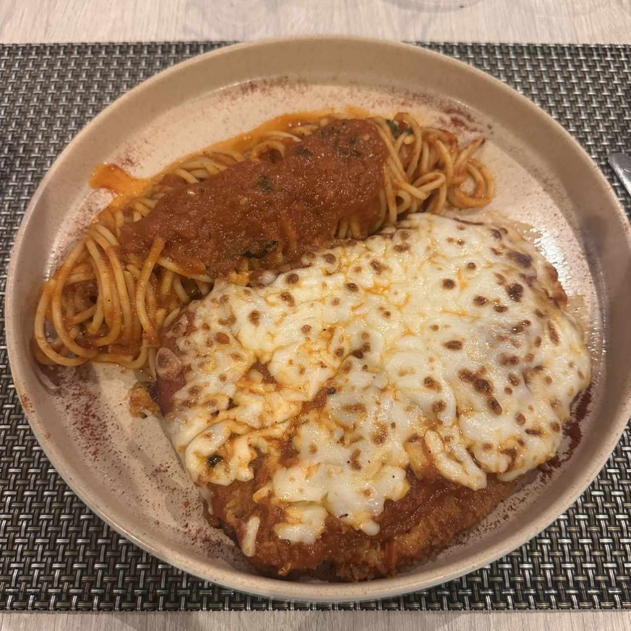 Milanesa de Pollo a la Parmesana