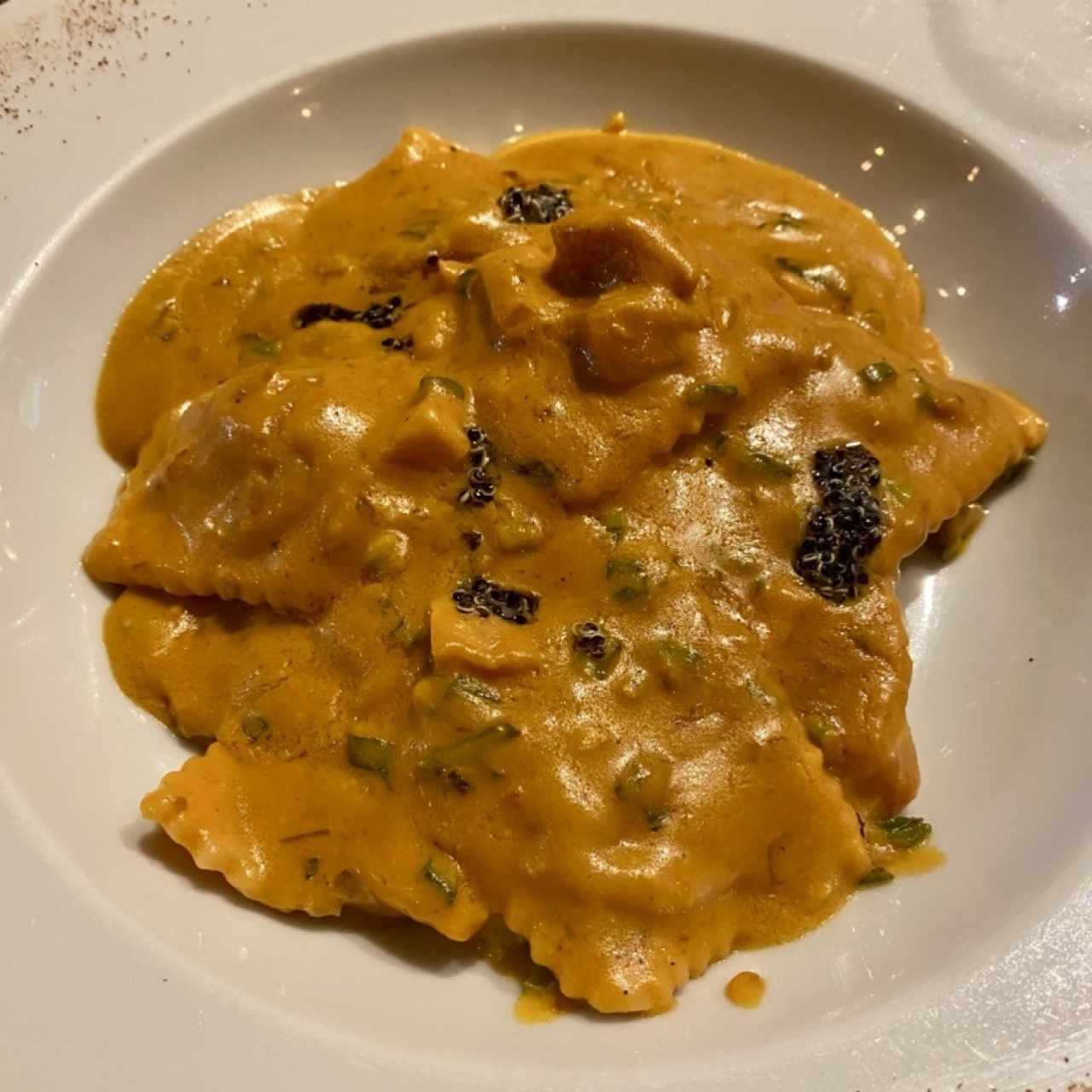 Raviolis de Salmón Ahumado
