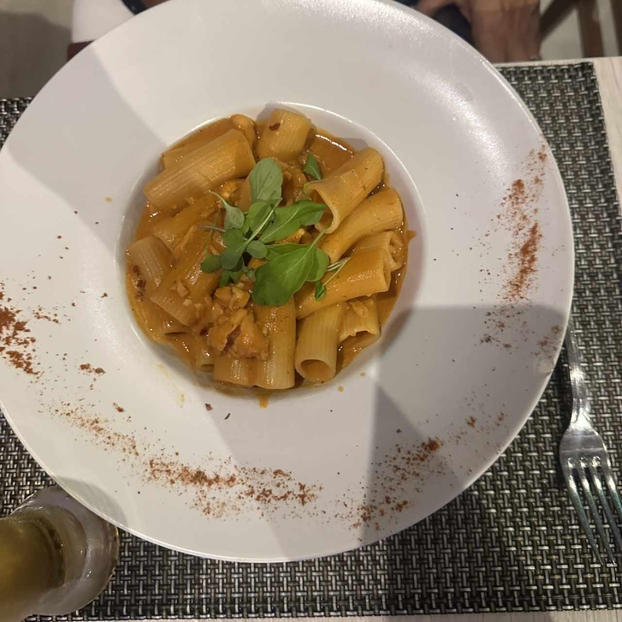 Rigatonis a la Vodka Spicy