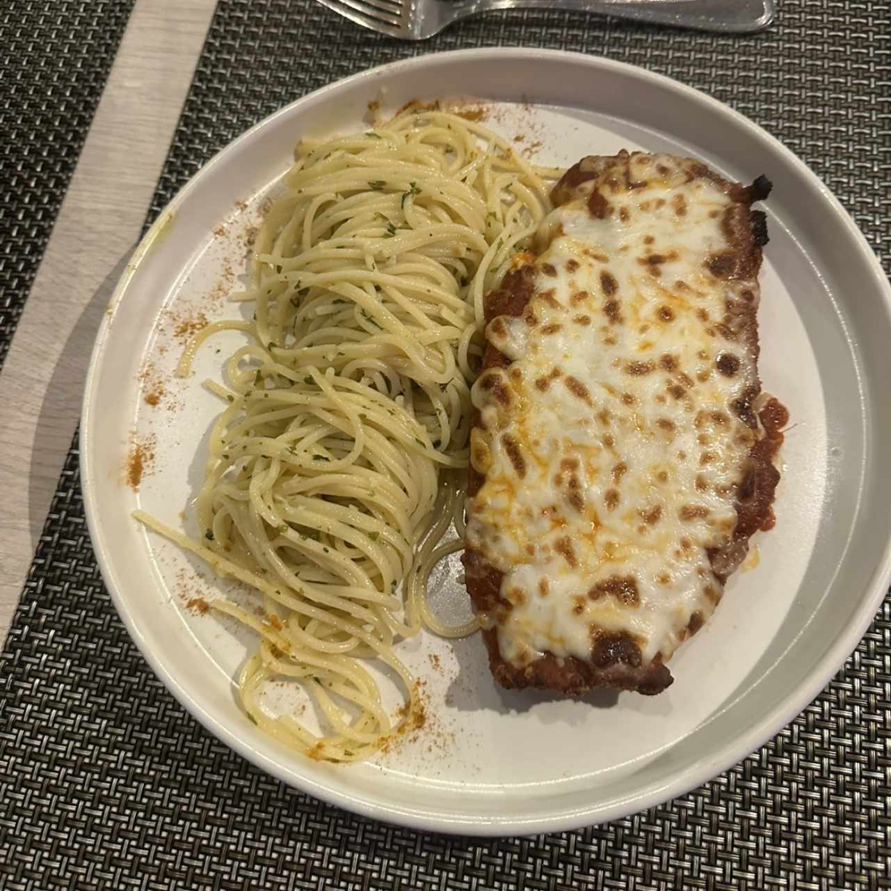 Milanesa de Pollo a la Parmesana